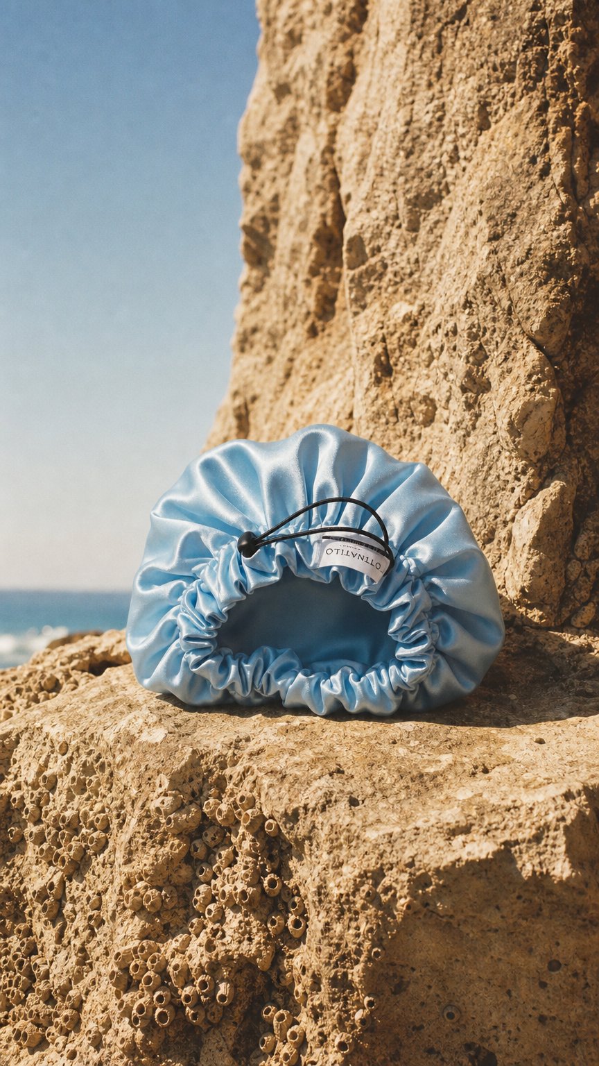 AI product shot of Osariemen Handmade Satin Hair Bonnets – Ultimate Protection for Curls & Afro Hair