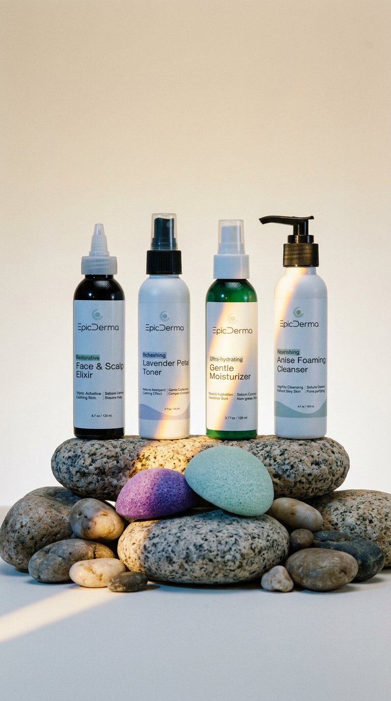 AI product shot of SebDerm Advanced Kit