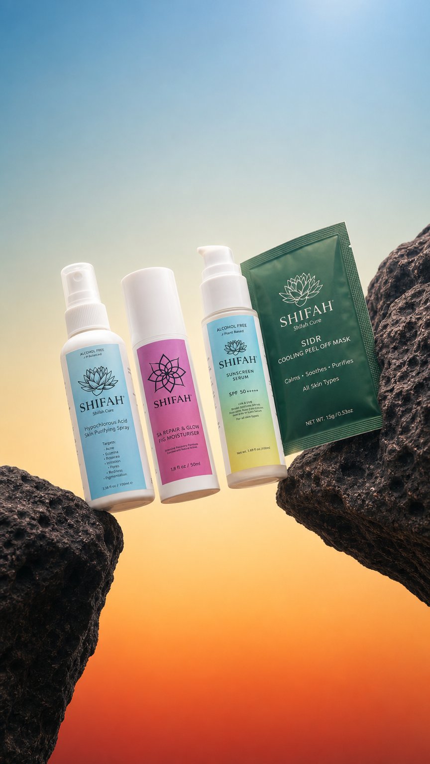 AI product shot of New Shifah Hajj Bundle