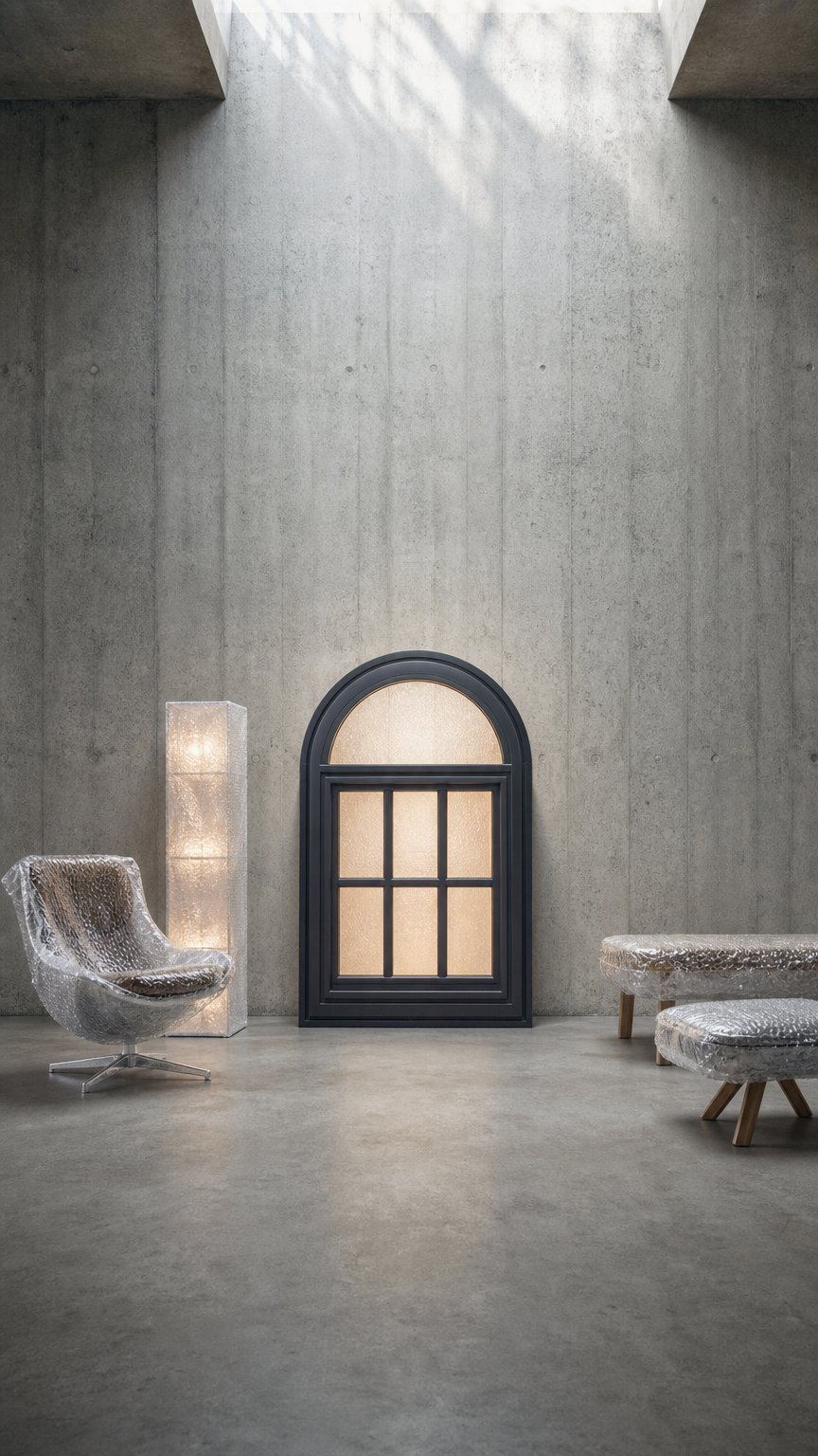 AI product shot of Architectural Windows