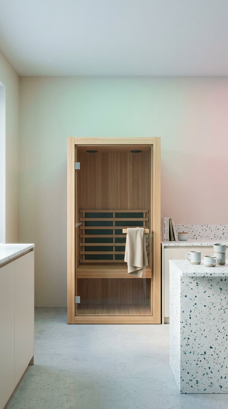 AI product shot of Bos Sauna