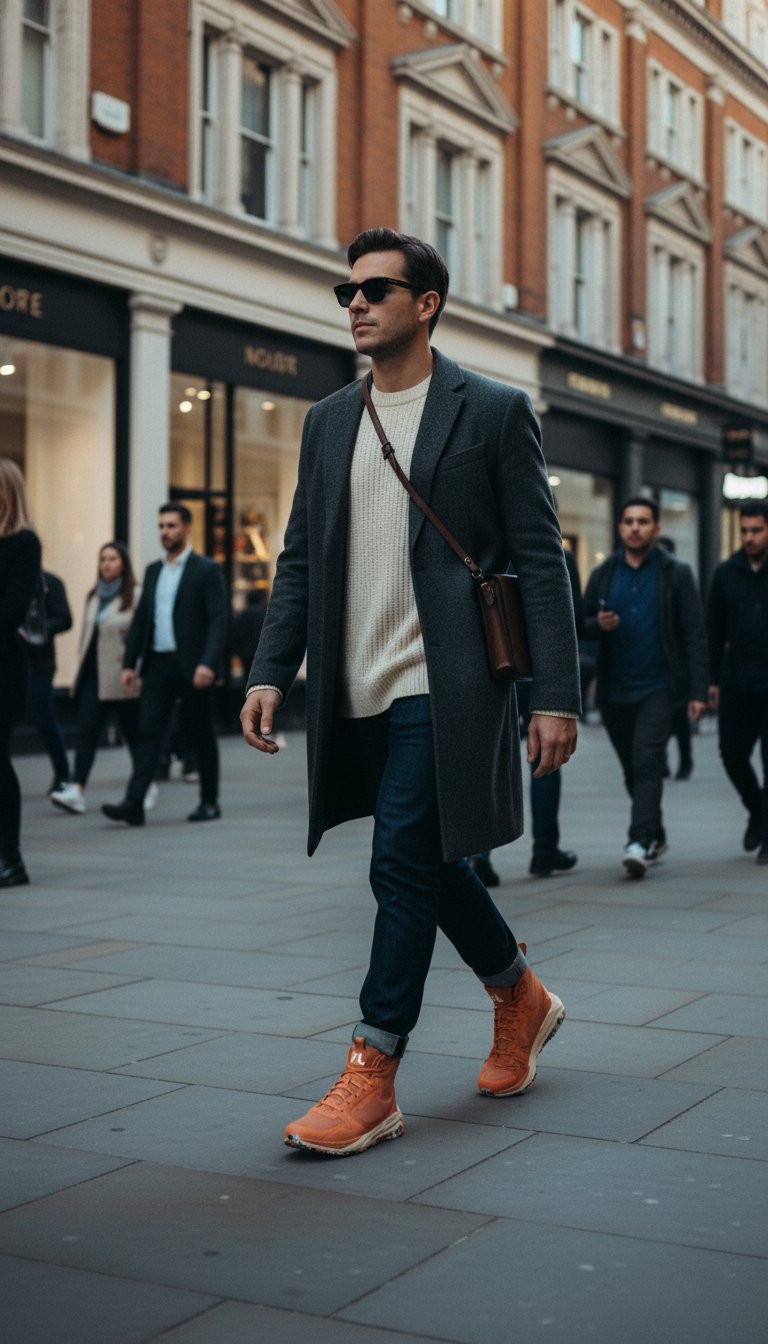 AI product shot of APL Men's Techloom Defender Size 11 Terracotta