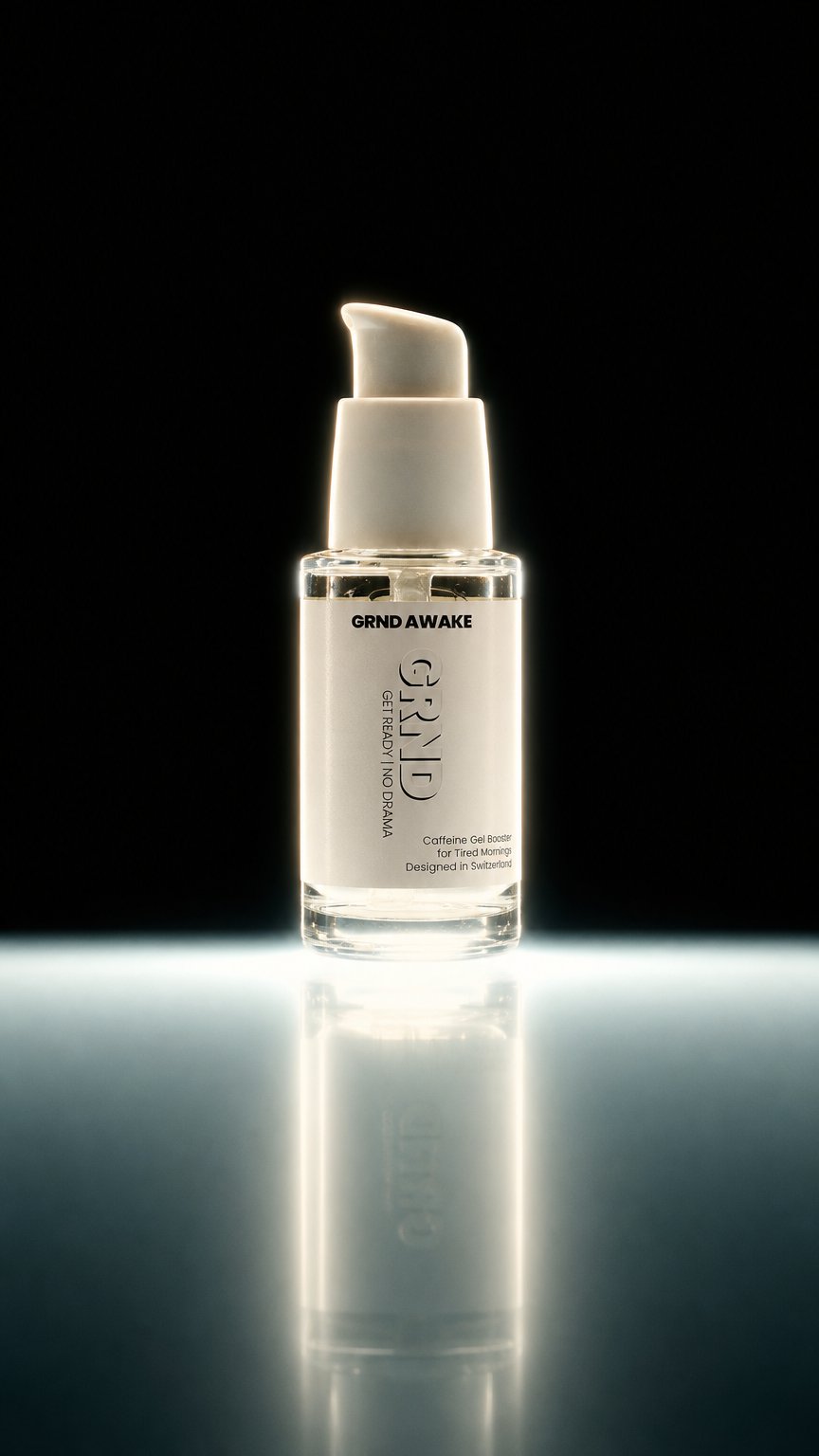 AI product shot of GRND AWAKE | Koffein Gel-Booster