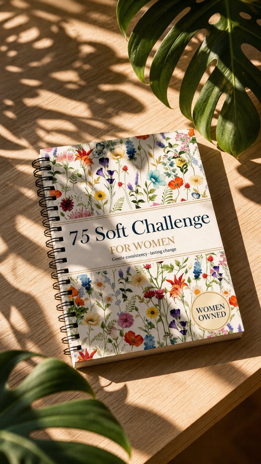 AI product shot of 75-Day Women Mental Reset Book