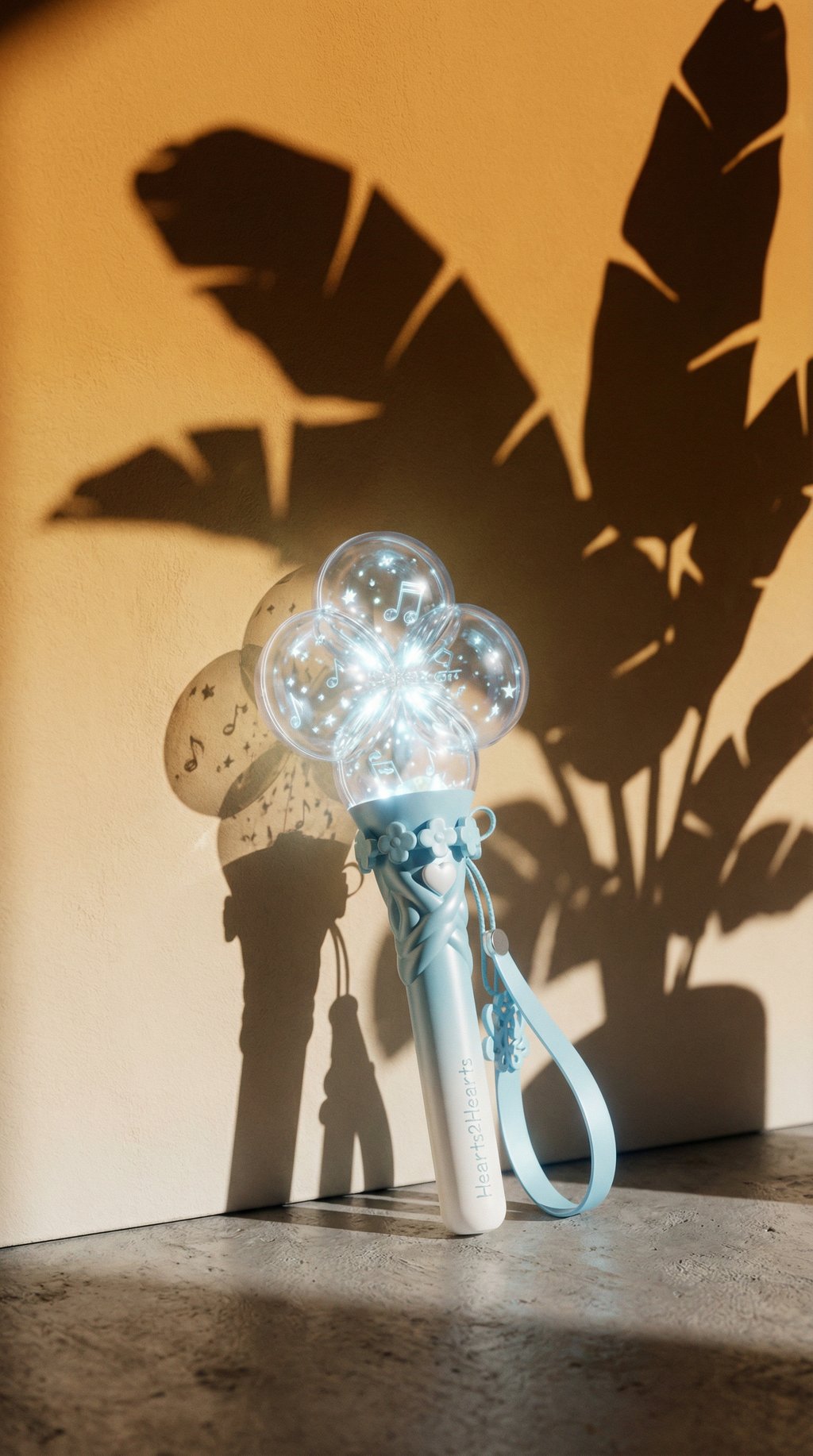 AI product shot of Fanmade Lightstick Hearts2Hearts