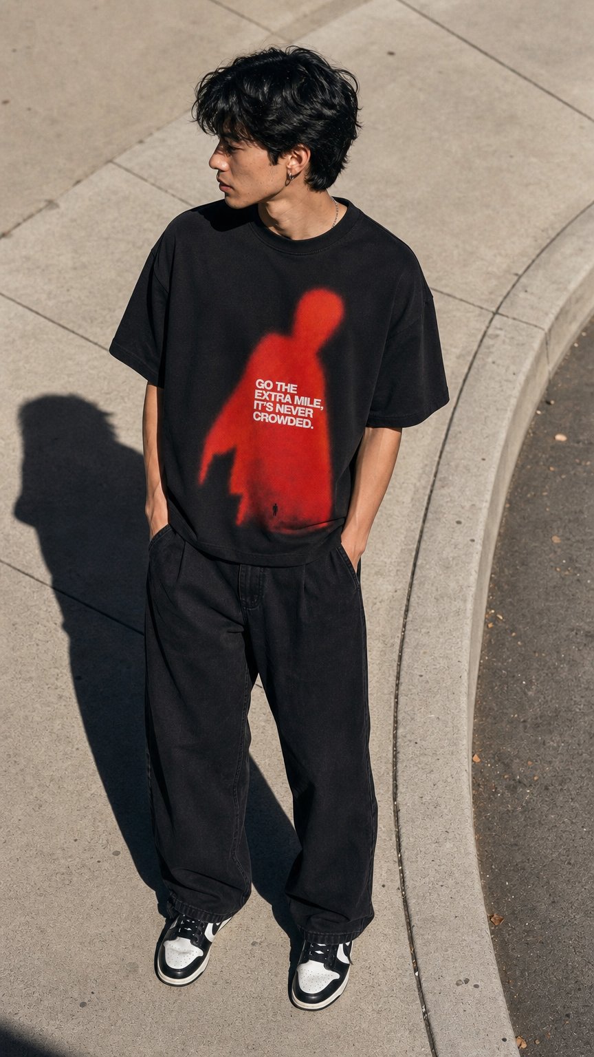 AI product shot of Shadow Tee