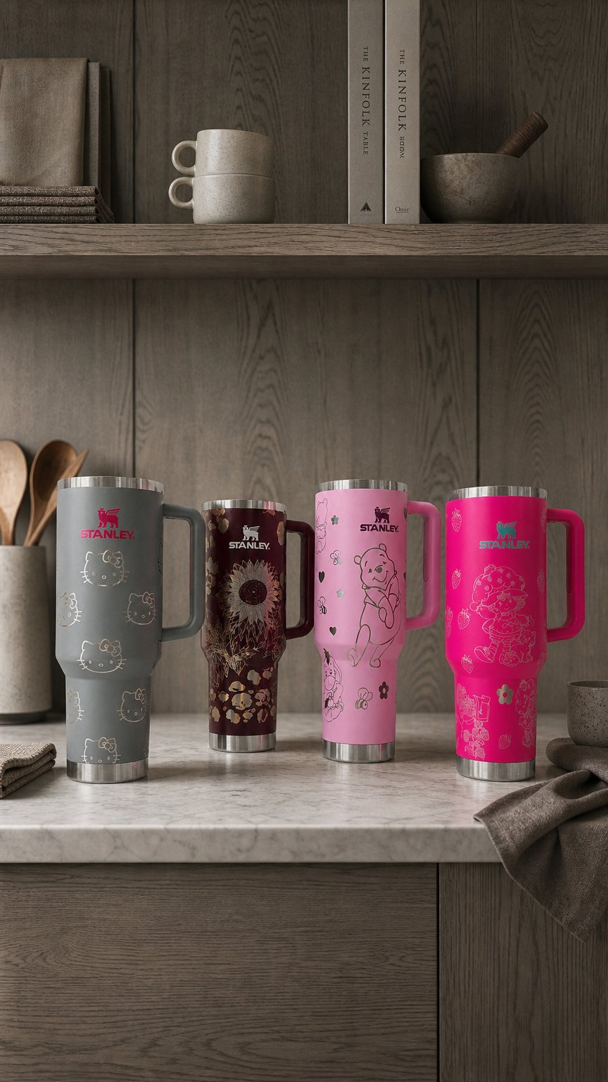 AI product shot of Laser Engraved Large 40 oz Quencher Tumbler