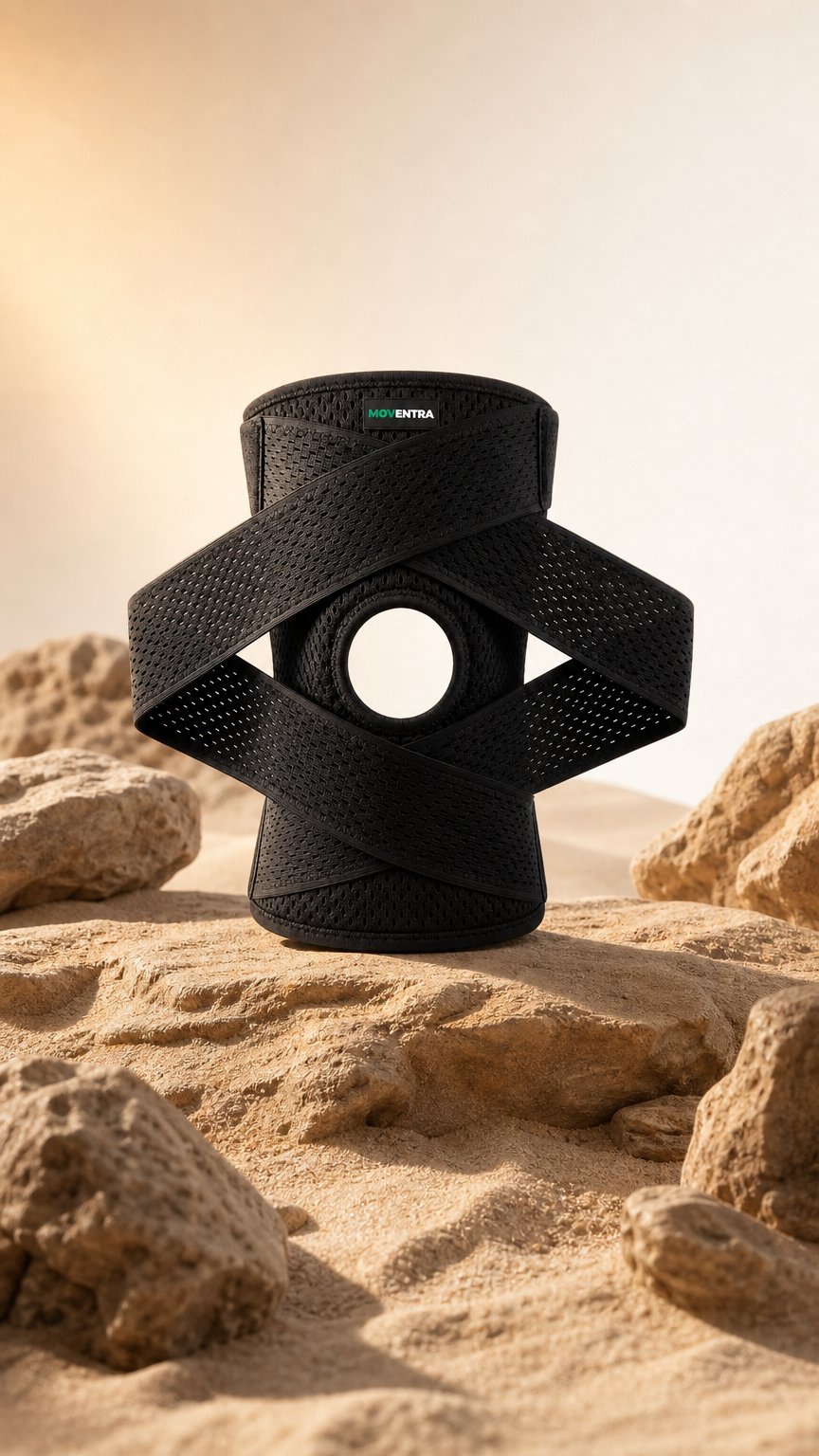 AI product shot of Moventra™ Meniscus Brace