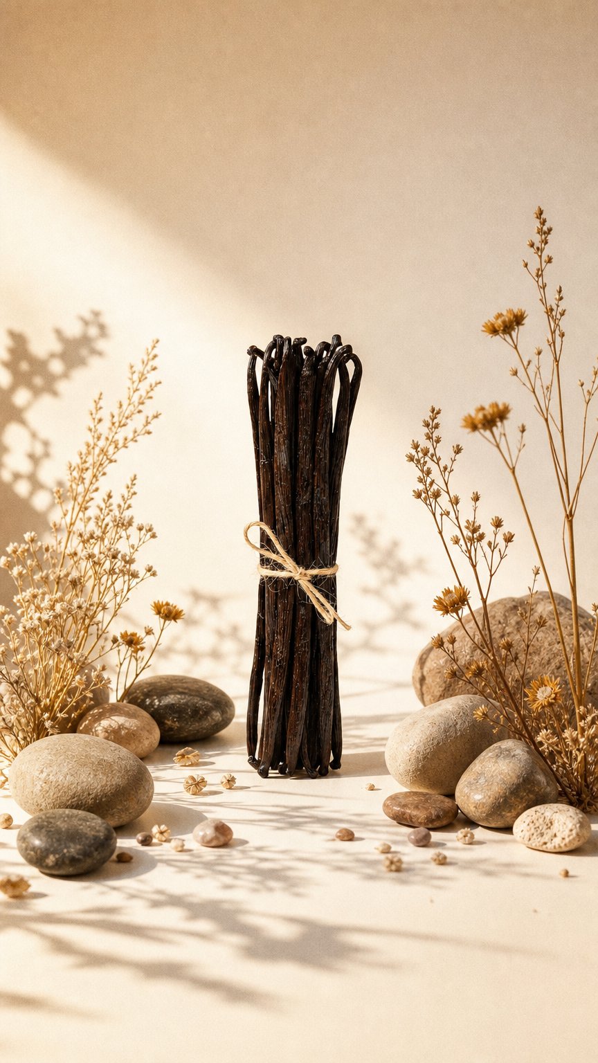 AI product shot of Bourbon Vanilleschoten 18-20cm