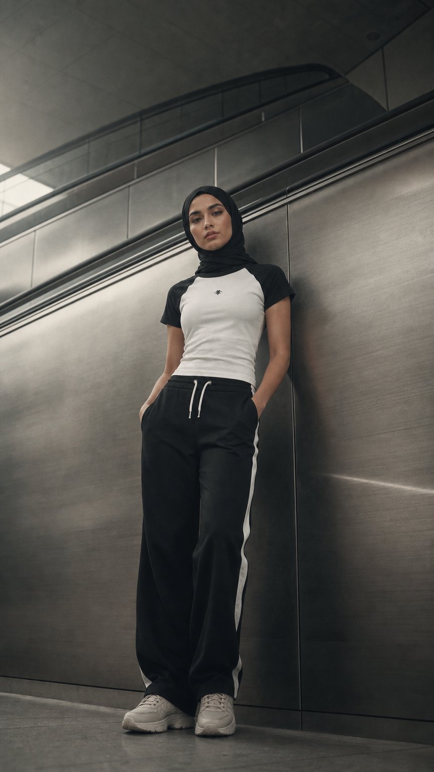 AI product shot of Women’s Micro Rib Emblem Tee