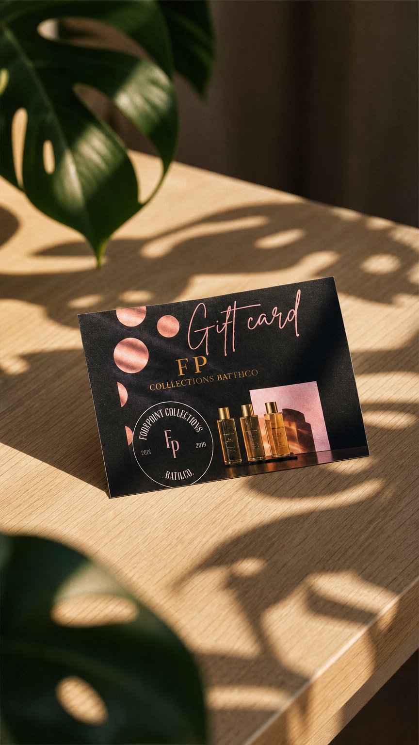 AI product shot of Gift Card