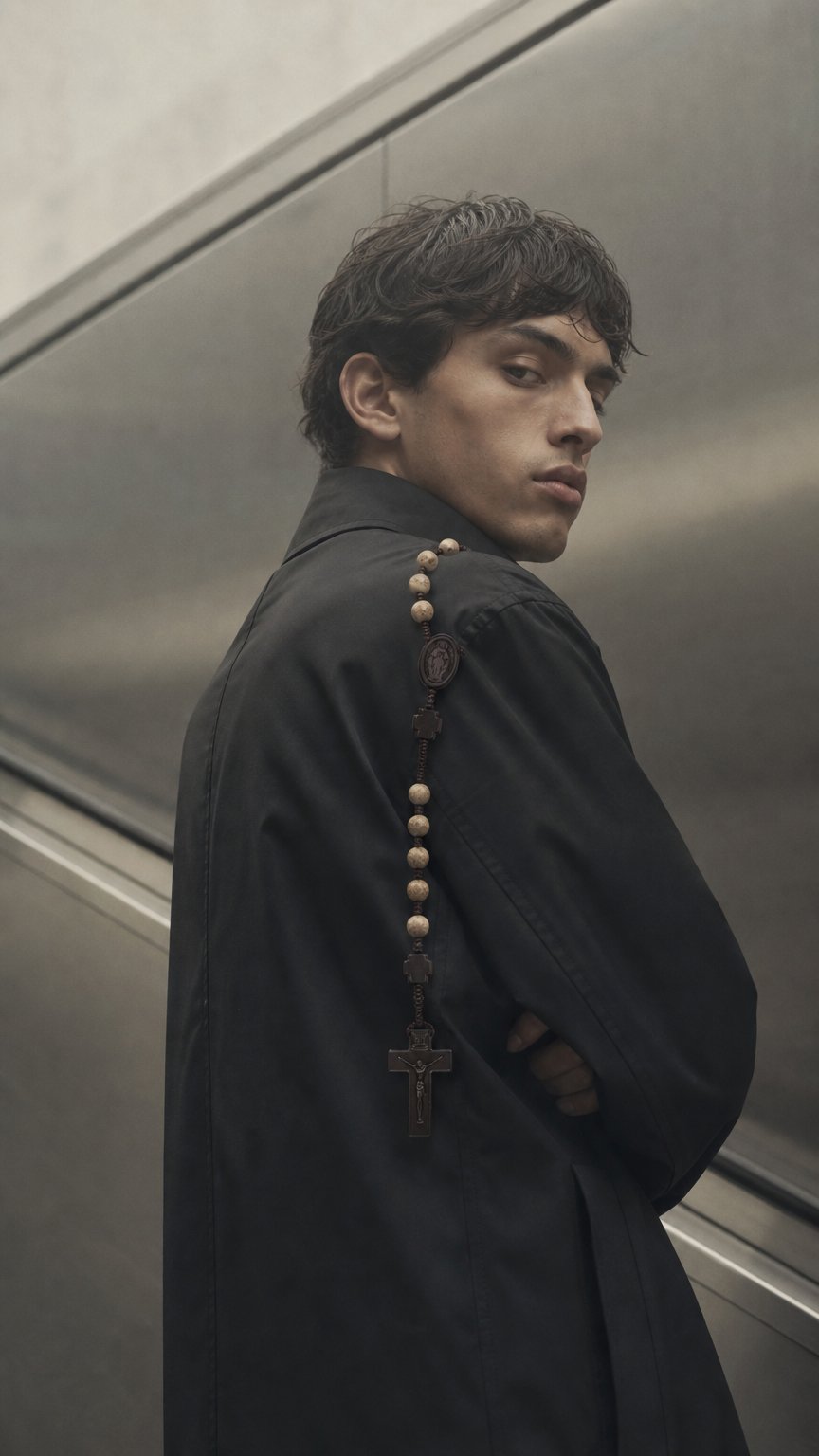 AI product shot of The Desert Pilgrim Jasper Rosary