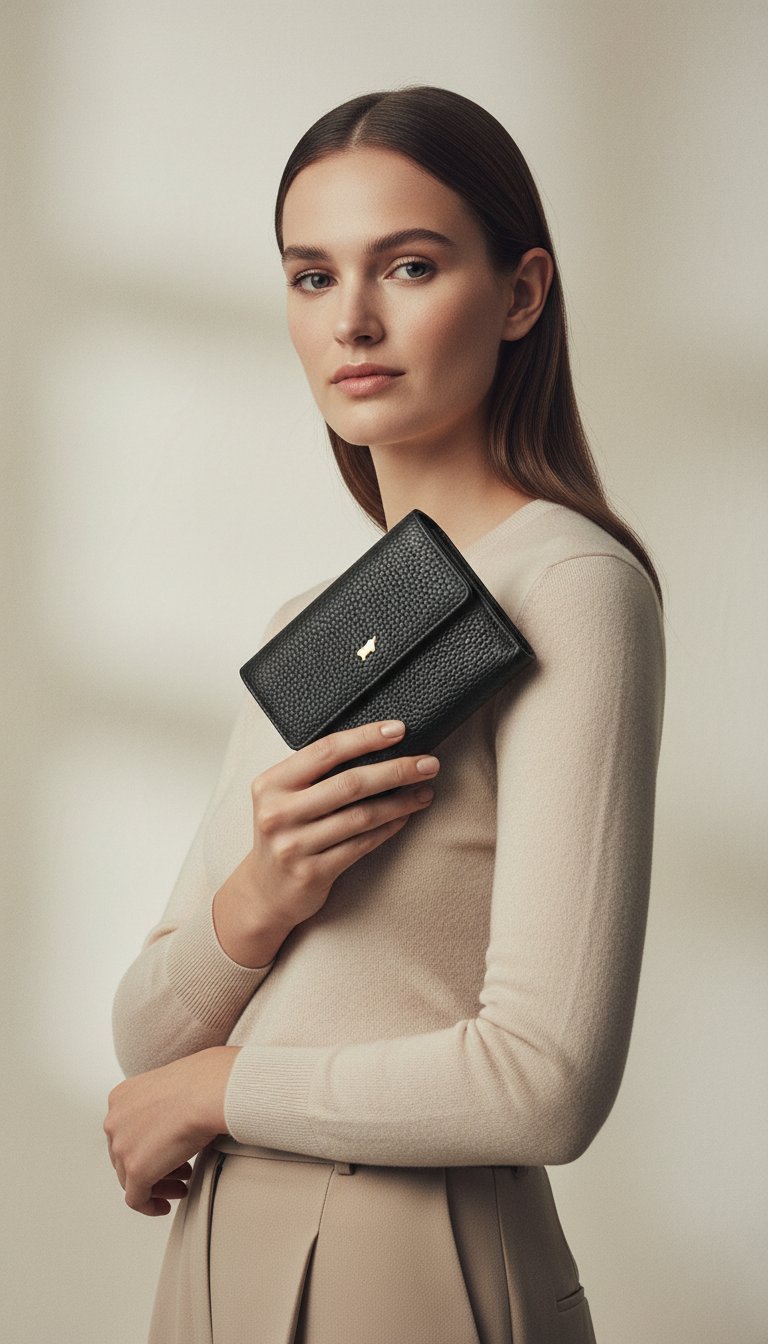 AI product shot of ASTI Geldbörse M 8CS schwarz
