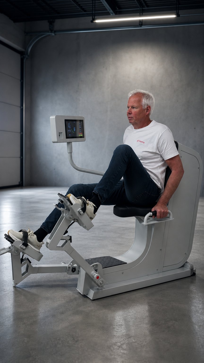 AI product shot of Prøv en gratis styrkeøkt – trygt og rolig