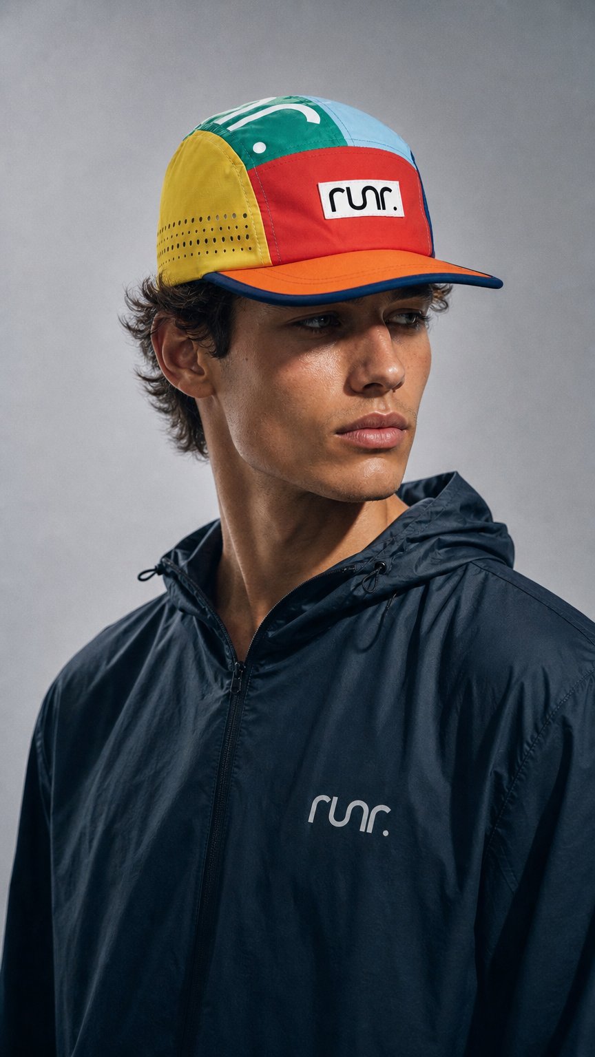 AI product shot of Rio Technical Running Hat