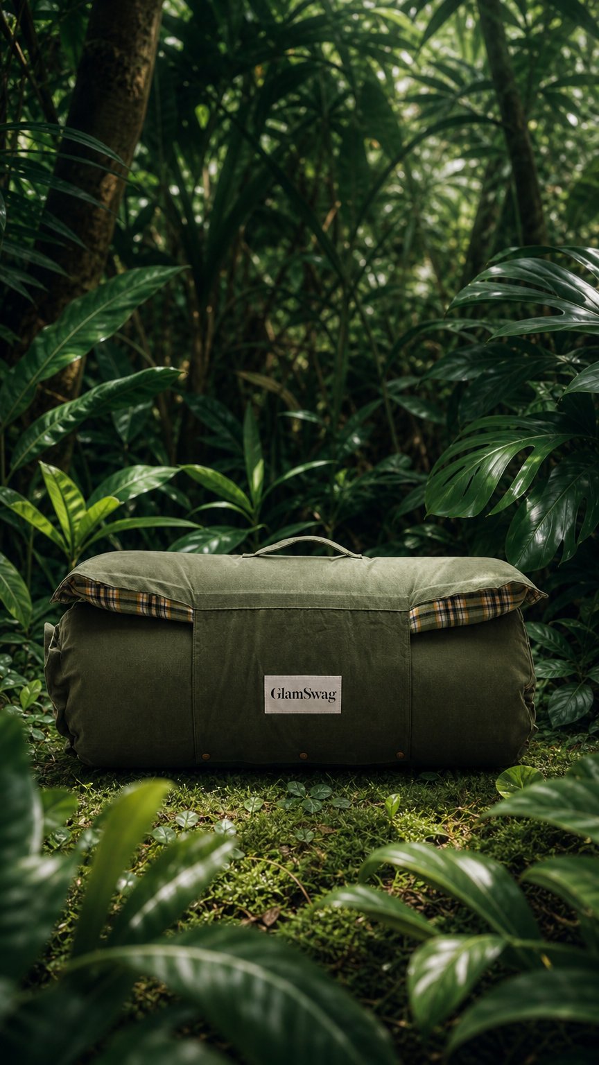AI product shot of Outback GlamSwag - The Bangalow