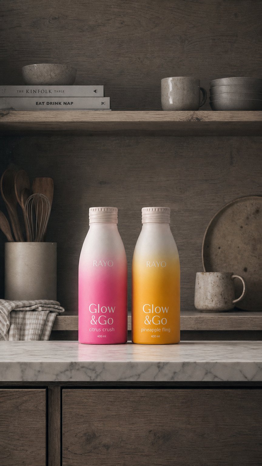 AI product shot of Glow & Go® - Variety Pack