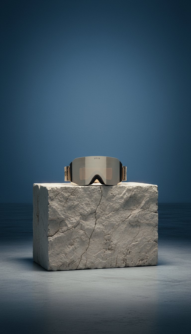AI product shot of Model Nine- Sandstone