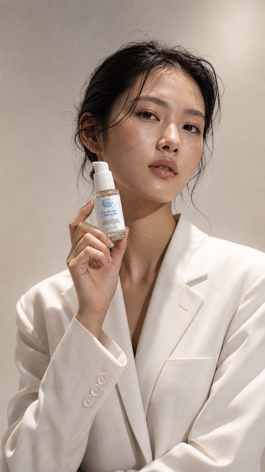 AI product shot of Eye Revive Caffeine Gel