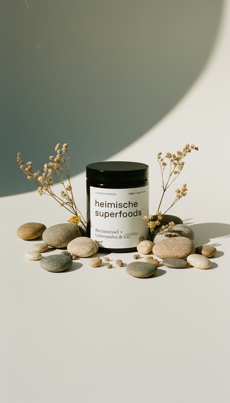 AI product shot of Heimische Superfoods