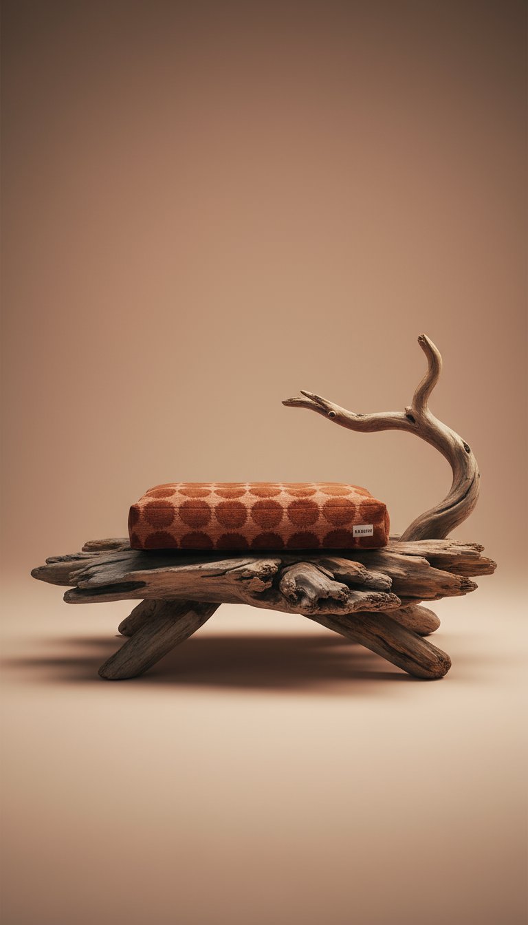 AI product shot of Dot dog bed