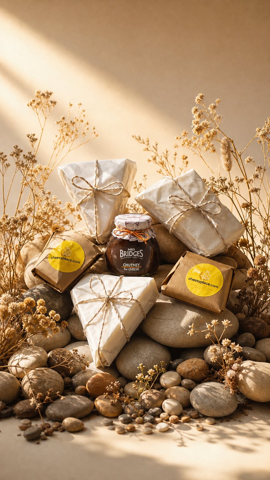 AI product shot of "Surprise" Cheese Sampler