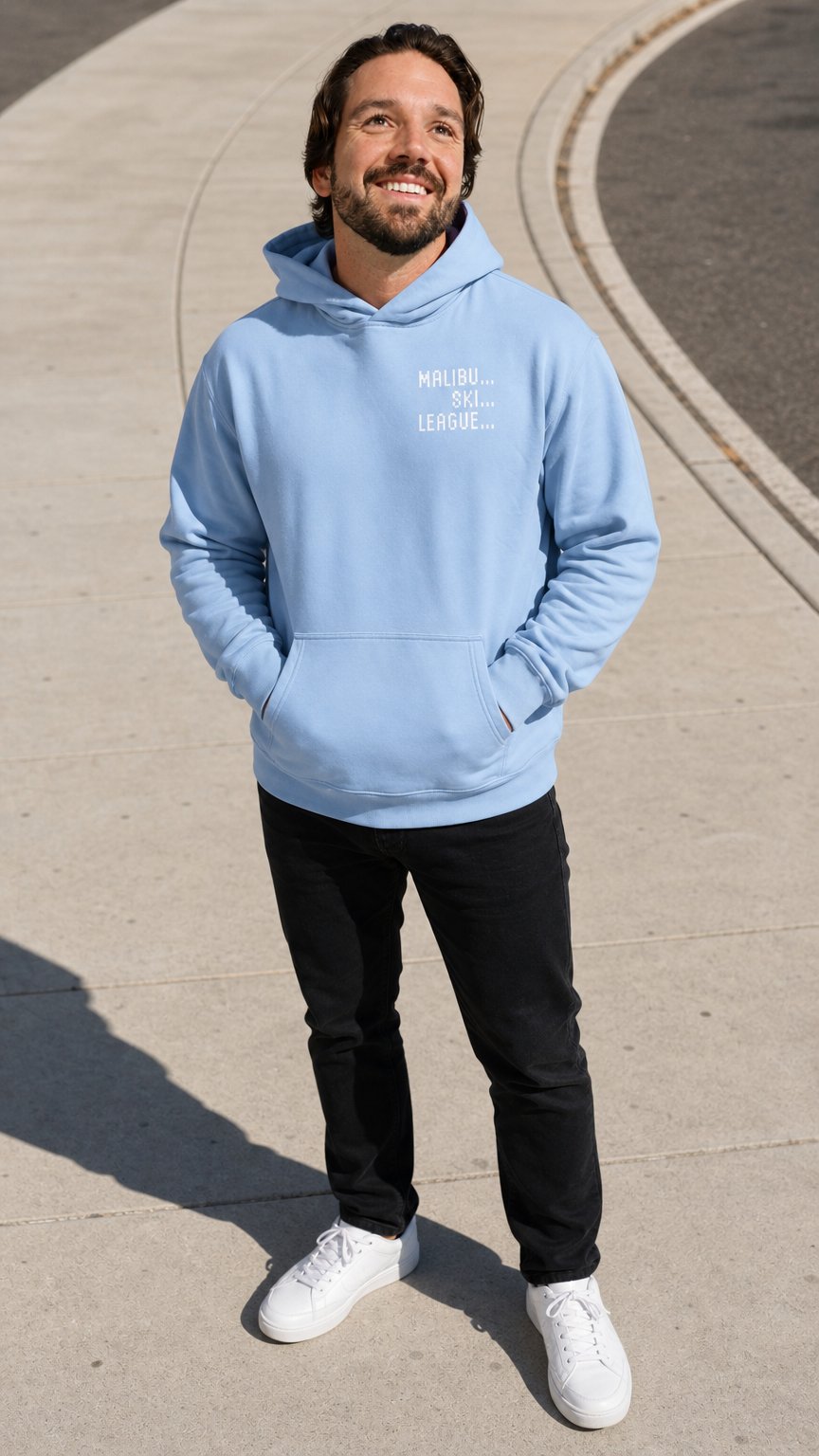 AI product shot of LIMTED EDITION "90's Snow Dial Up" Hoodie