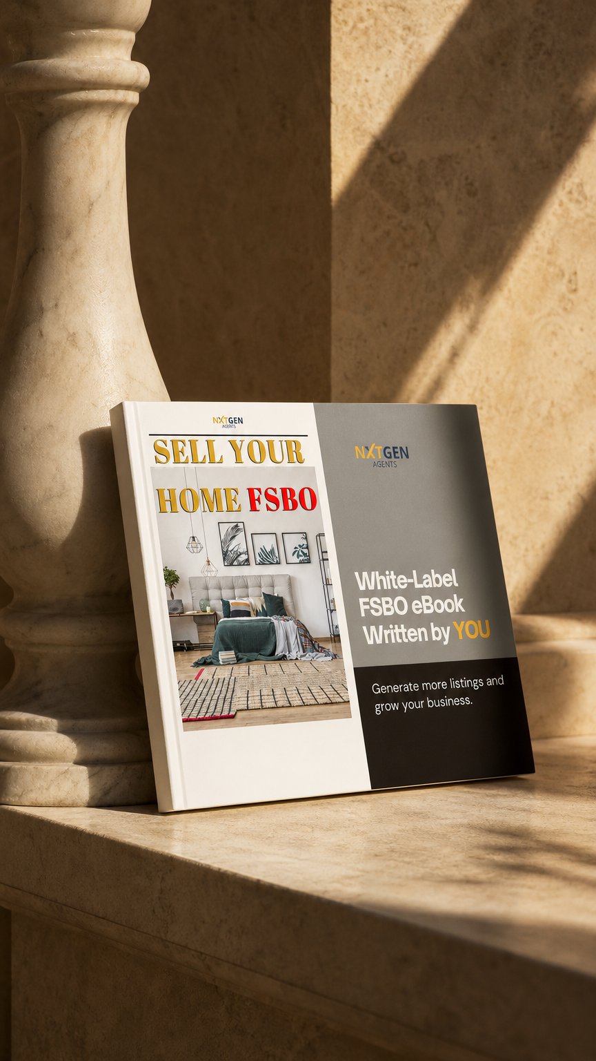 AI product shot of White Label FSBO eBook (The FSBO Handbook for Homeowners)