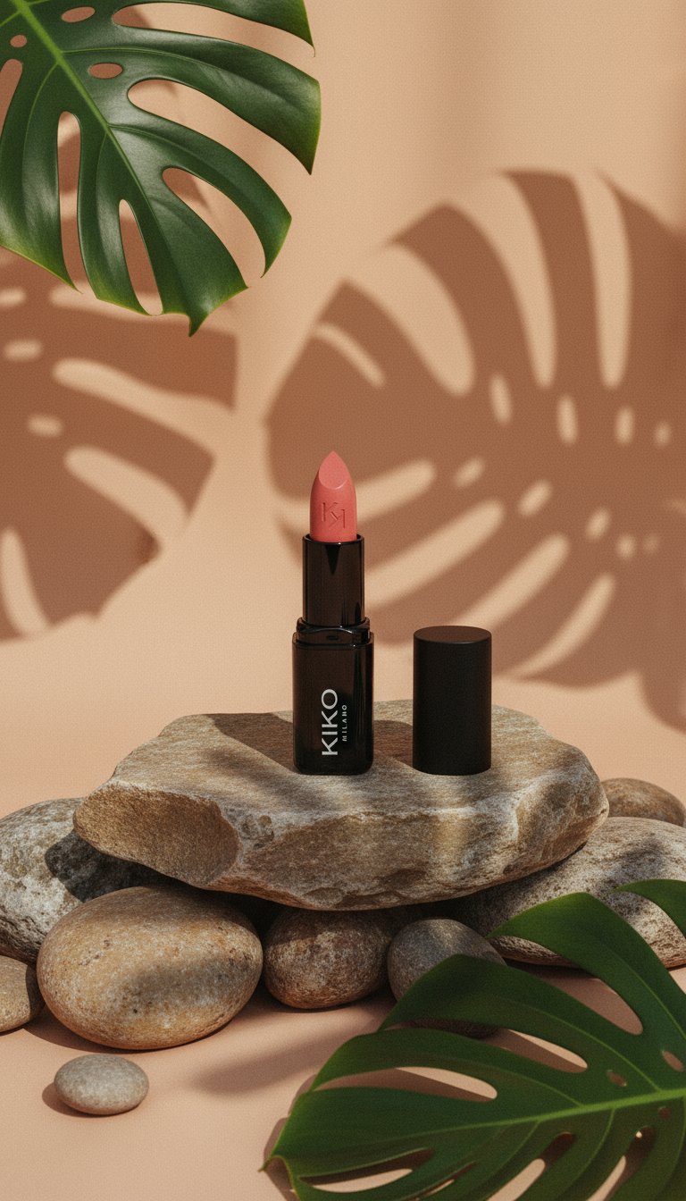 AI product shot of KIKO Milano Smart Fusion Lipstick - 407 Rosewood (3 g)