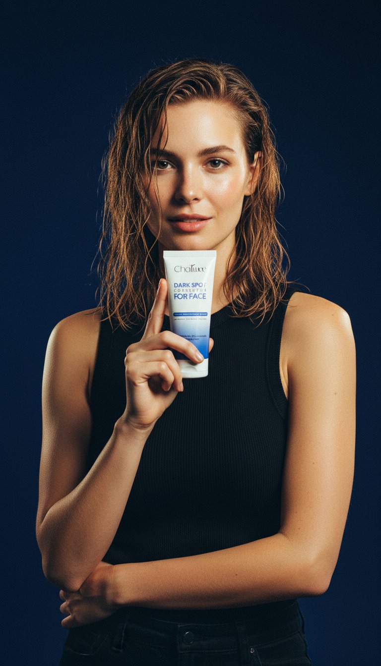 AI product shot of Charwee Dark Spot Corrector For Face with Active Brightening Blend