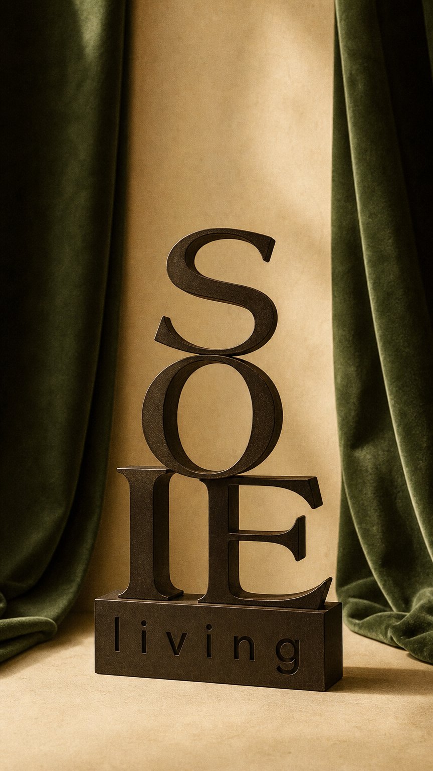 AI product shot of SOIE living