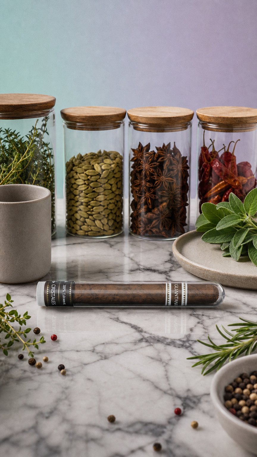 AI product shot of Guantanamera Cristales Cuban Cigar