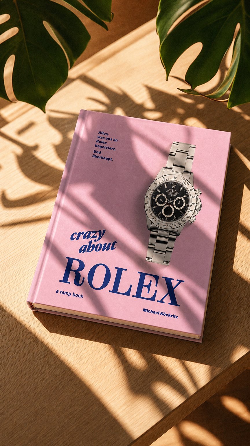 AI product shot of Crazy About Rolex.