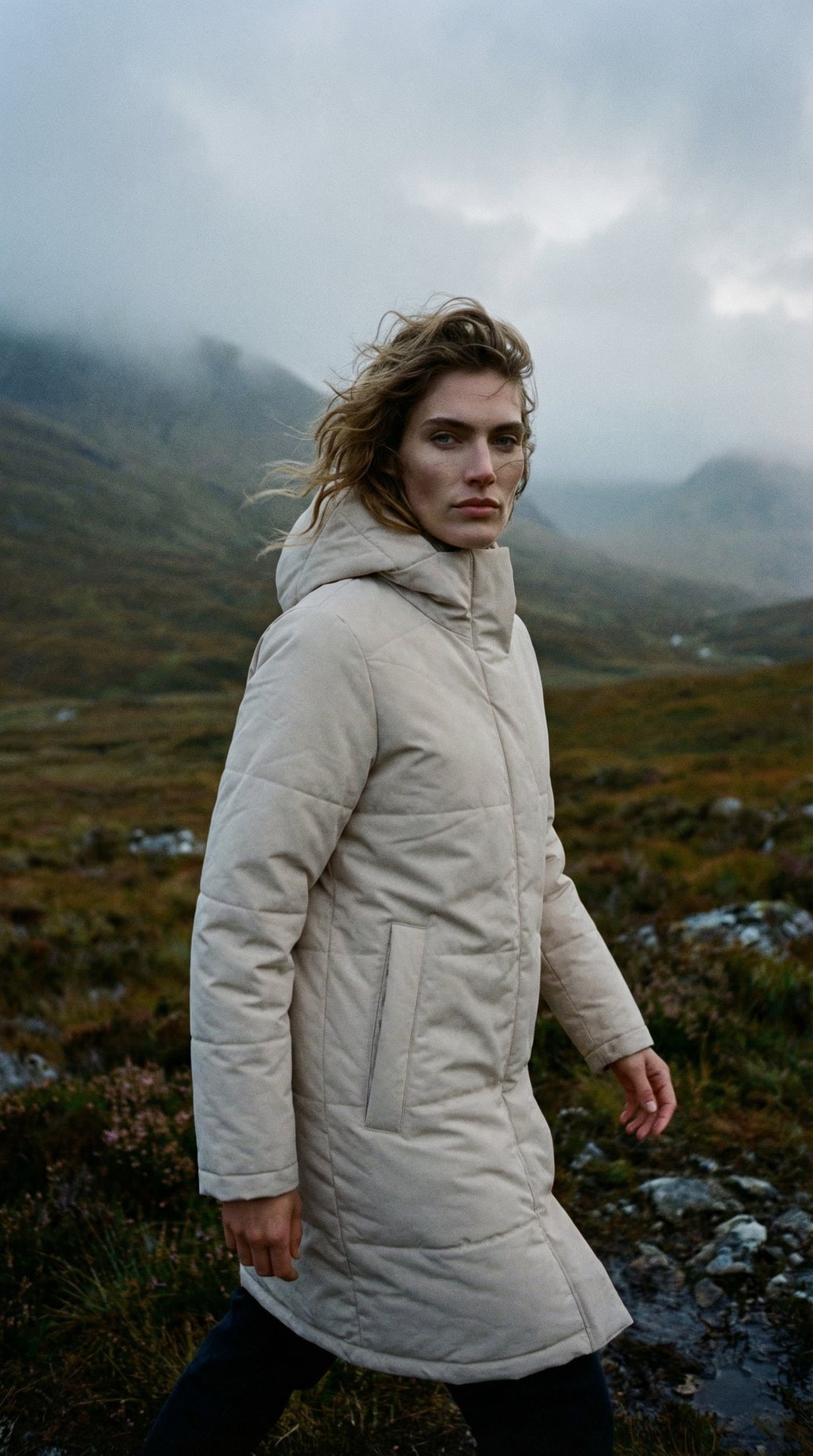 AI product shot of Quartz Co. Madeline Hooded Insulated Winter Jacket - Women's