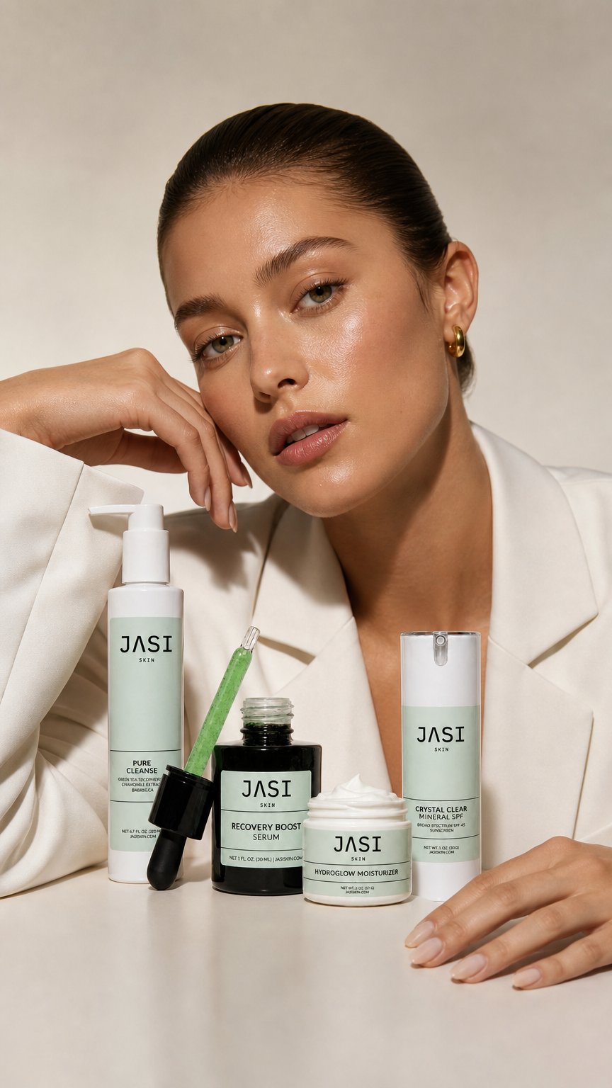 AI product shot of The Skin Barrier Repair Bundle