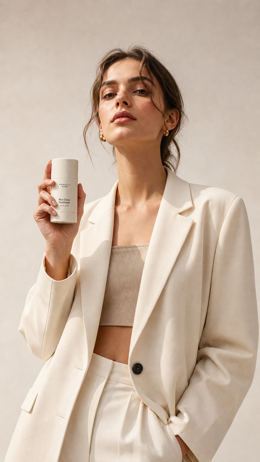 AI product shot of Tallow Deodorant