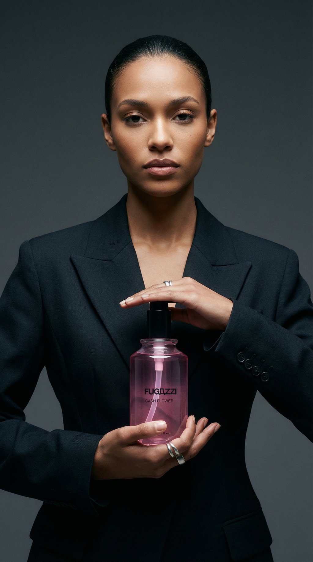 AI product shot of Cash Flower Body Wash
