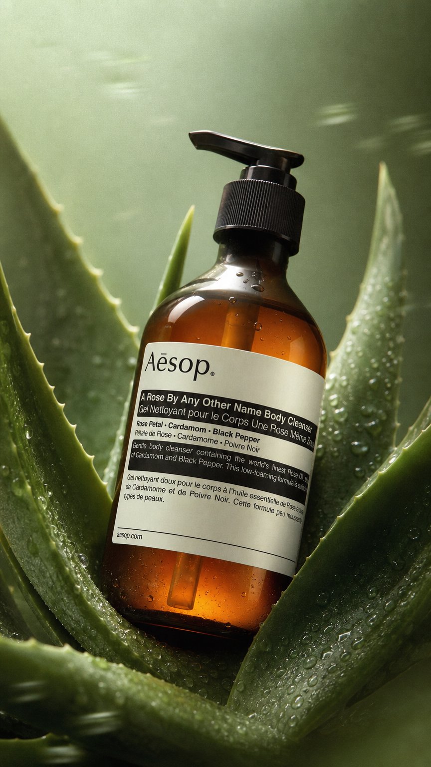 AI product shot of A Rose By Any Other Name Body Cleanser 500ml