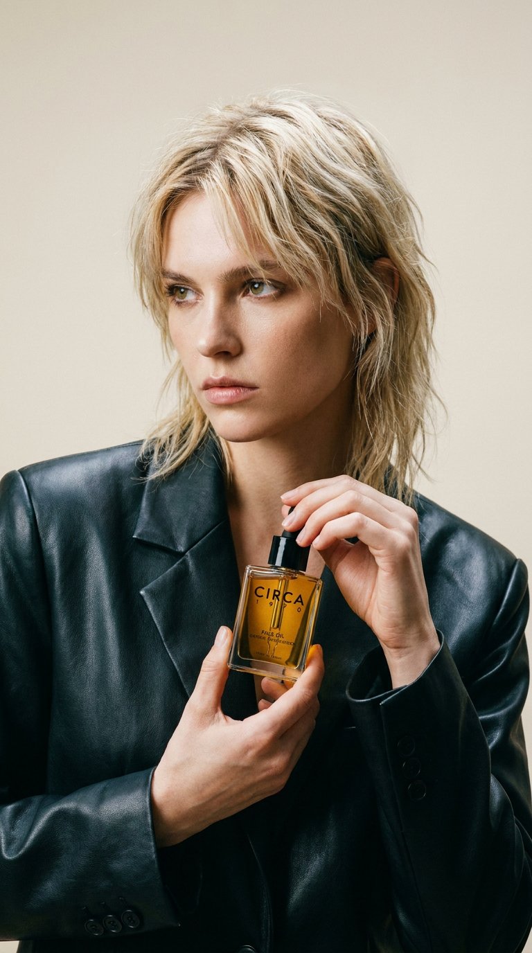 AI product shot of CIRCA 1970 FACE OIL
