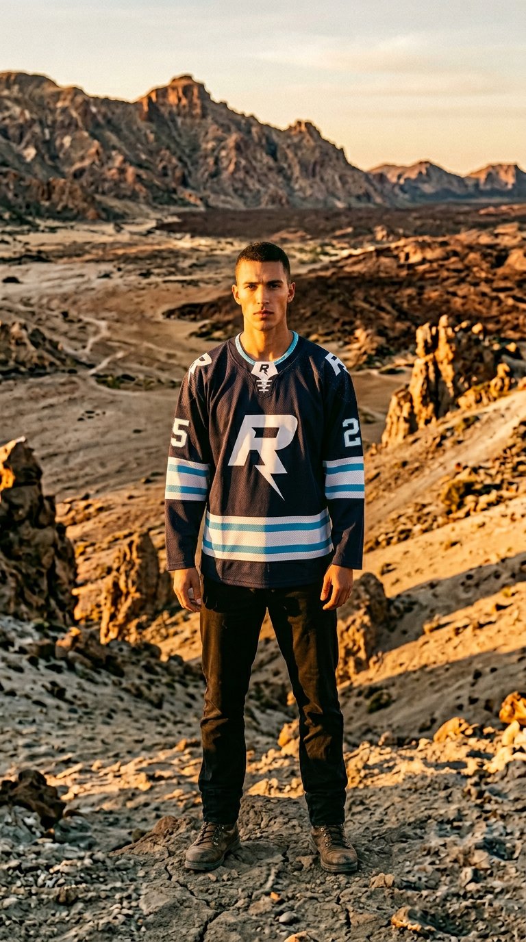 AI product shot of Showtime Game Jersey
