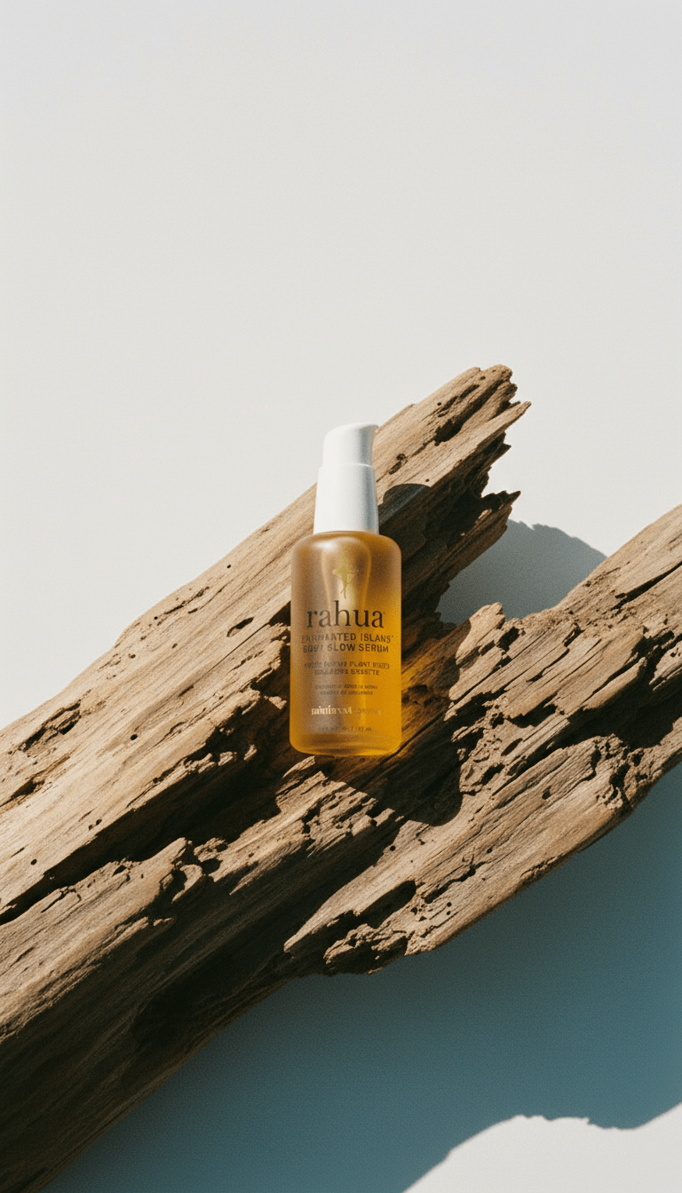 AI product shot of Enchanted Island™ Body Glow Serum