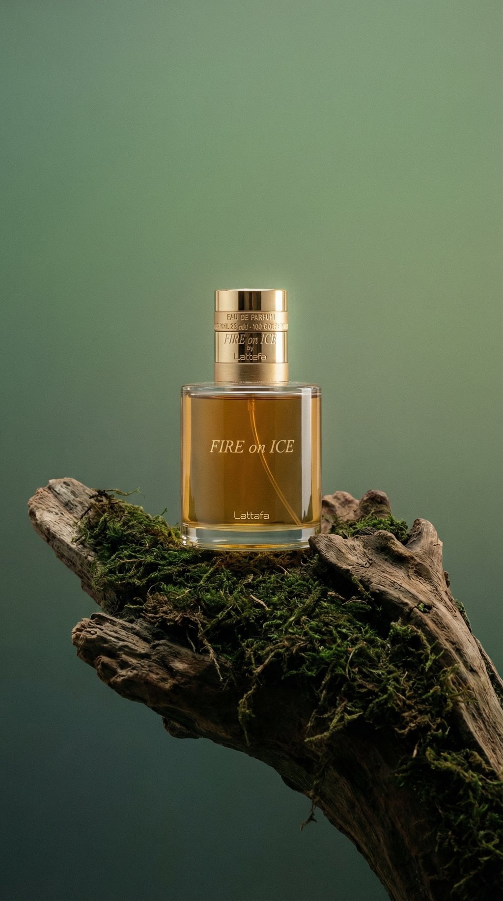 AI product shot of FIRE ON ICE (Angels' Share Paradis)