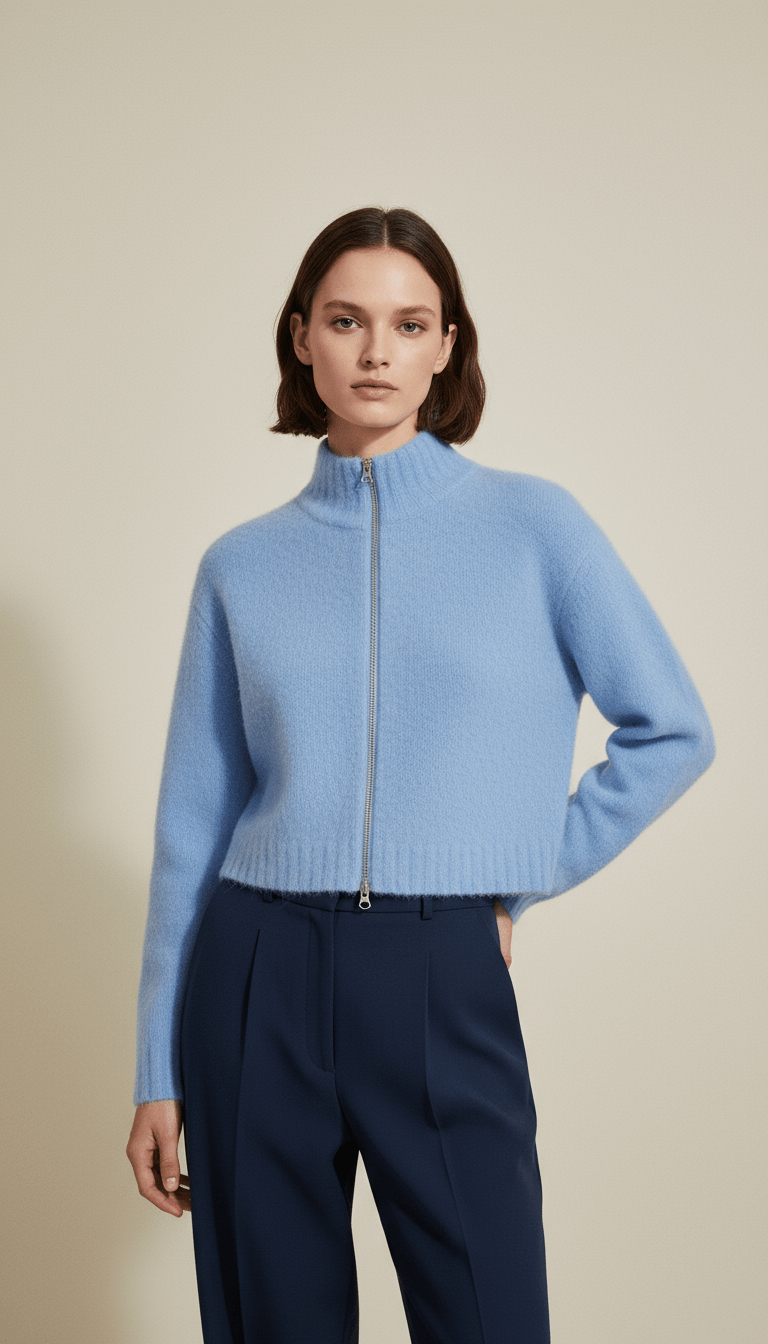 AI product shot of Sajeanne cardigan