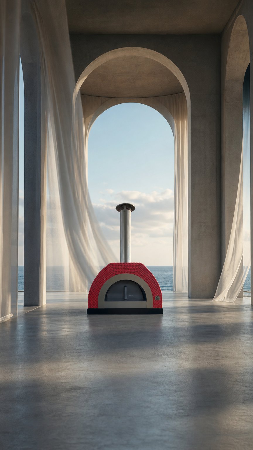 AI product shot of Mezzo Oven: Tiled
