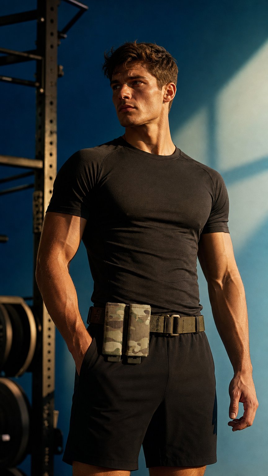 AI product shot of Swift Double - Molle Pistol Pouch