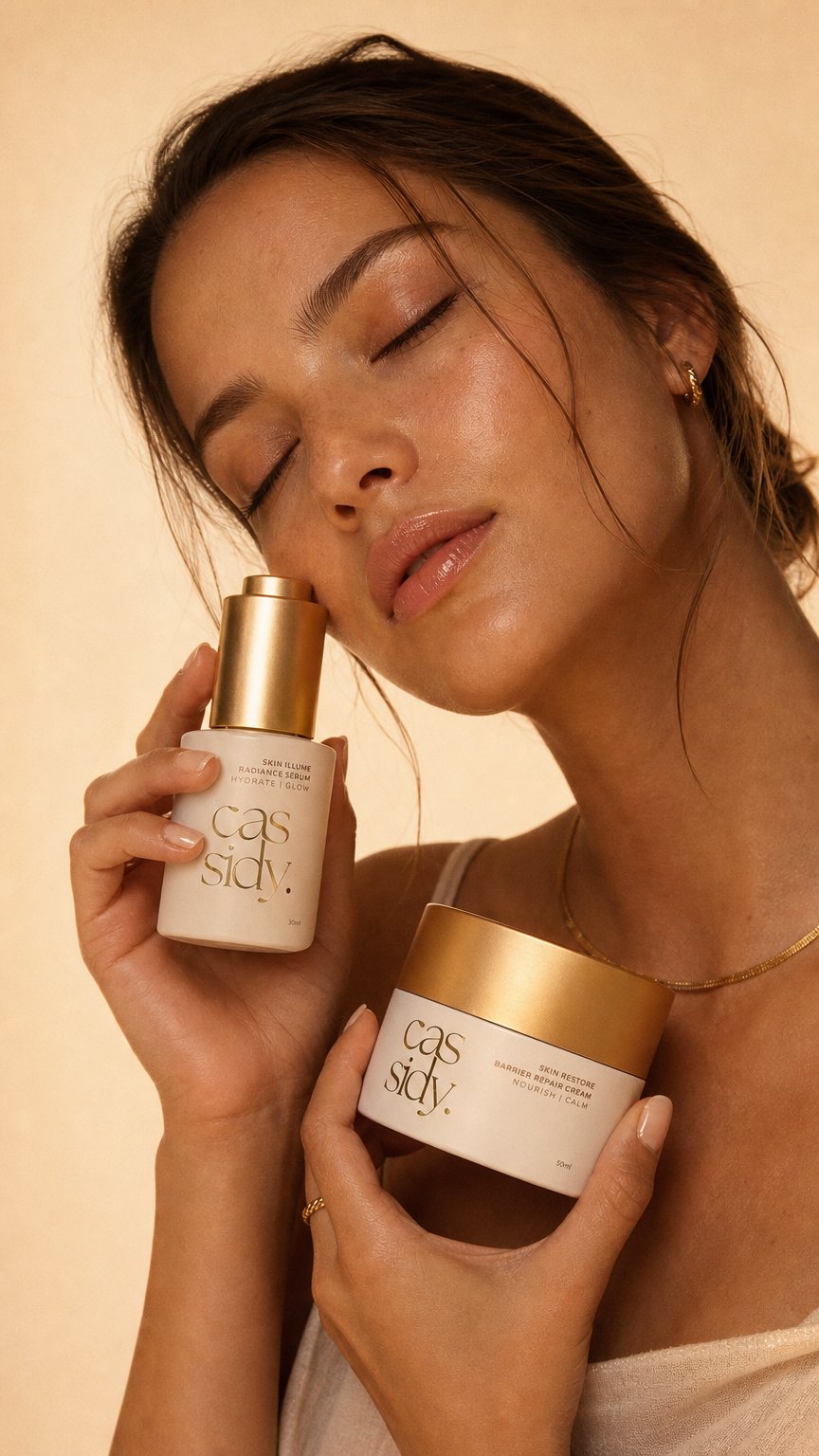AI product shot of Illuminate & Nourish Duo