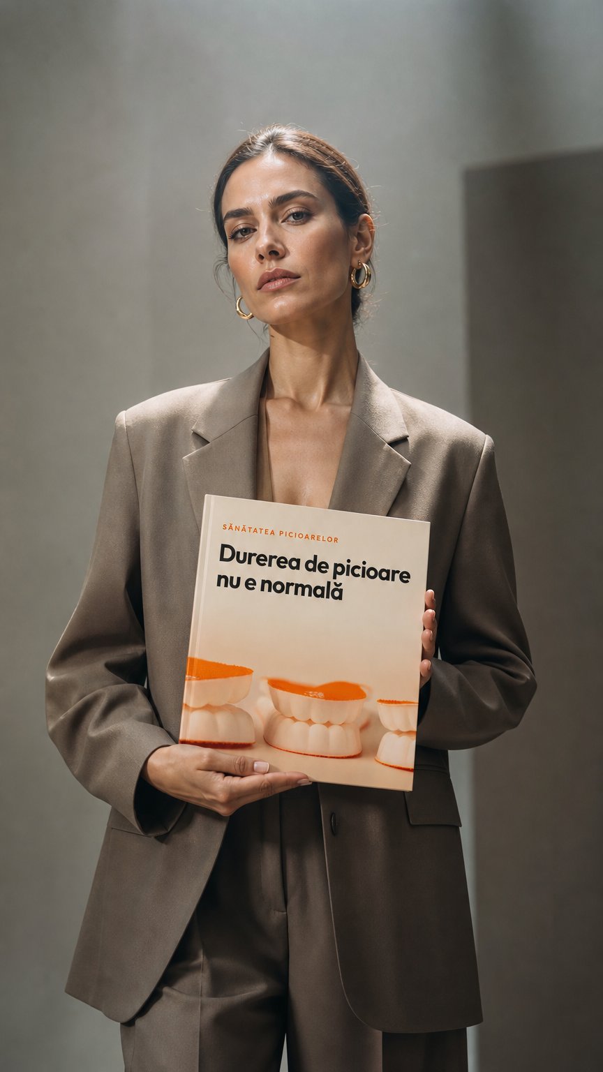AI product shot of Ghid MUALE: Durerea de picioare nu e normală (PDF)