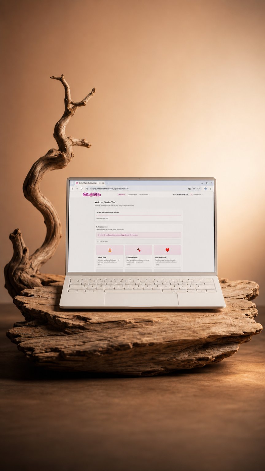 AI product shot of CakeMate