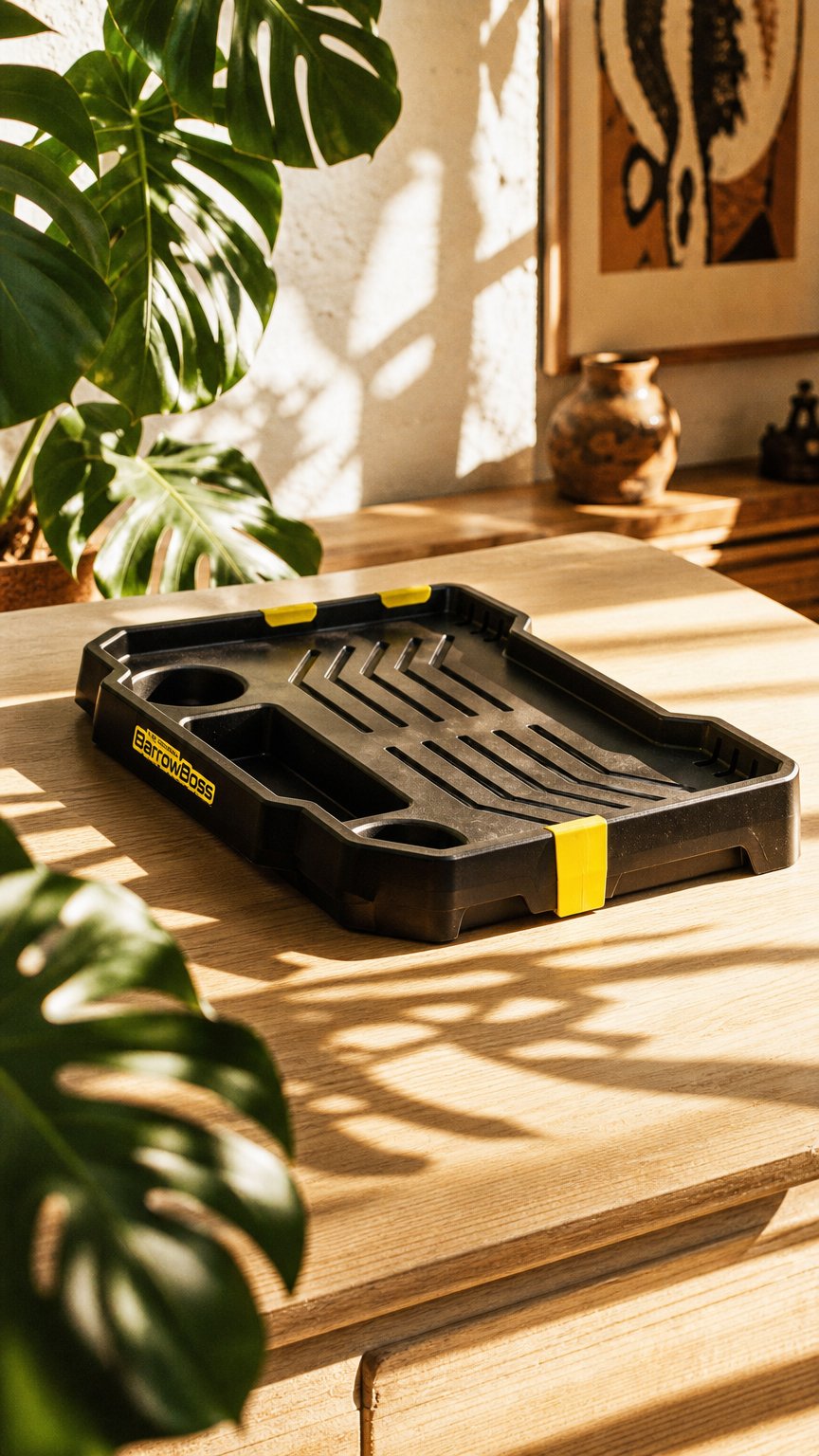 AI product shot of Barrow Boss Wheelbarrow Attachment