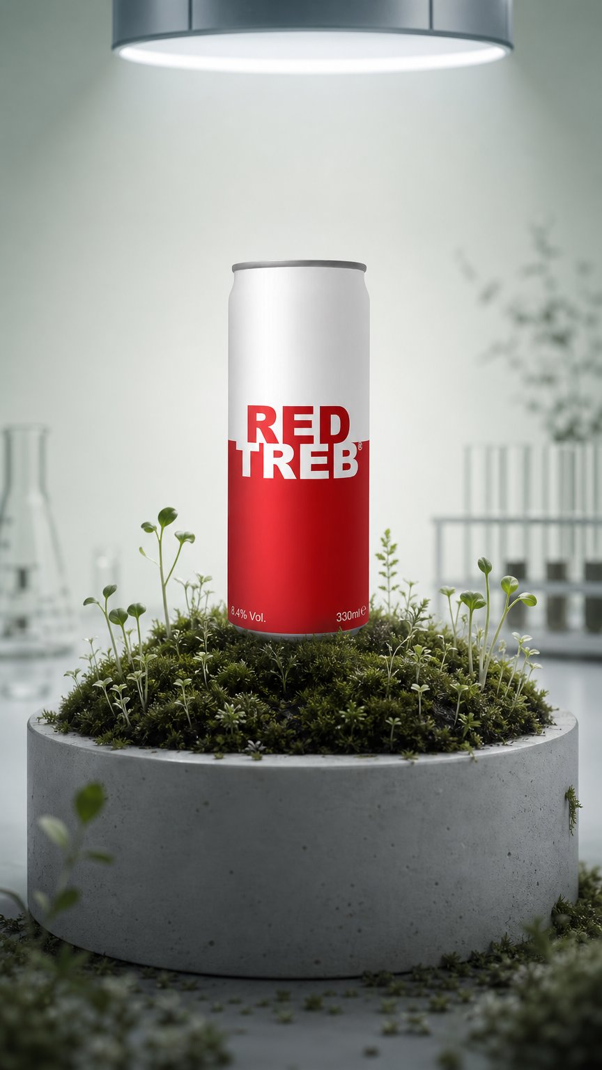 AI product shot of RED TREB